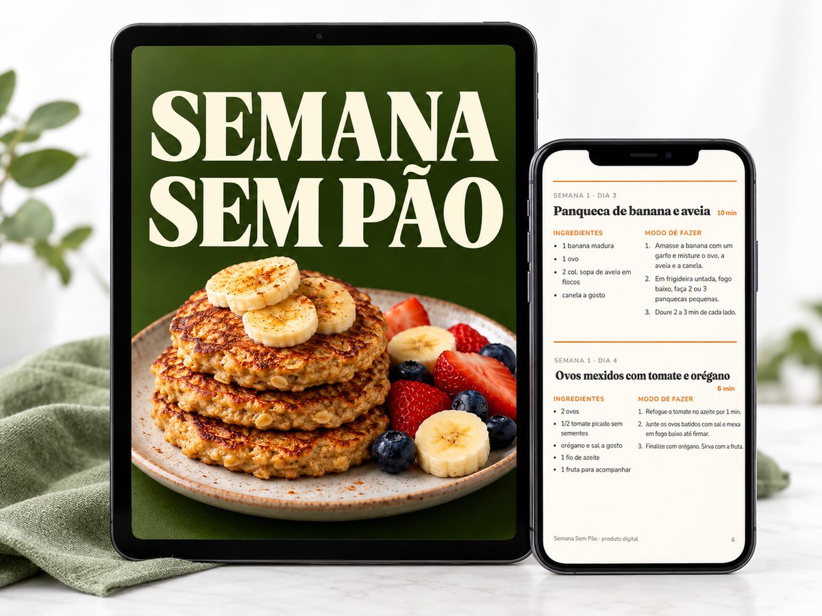 Semana Sem Pão aberto no celular e no tablet
