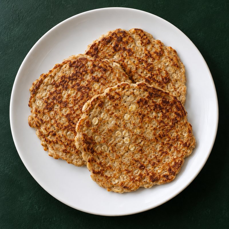 Panqueca de banana e aveia